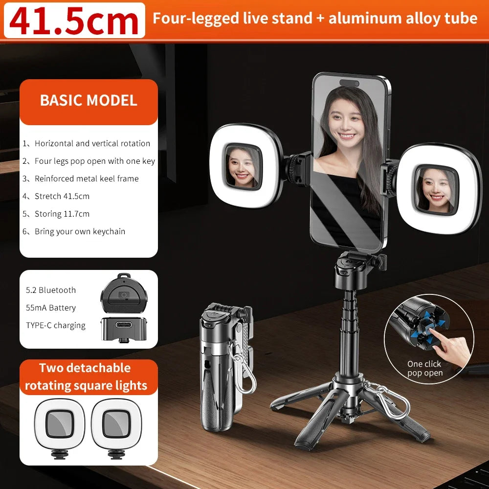 P15Mini Selfie Stick Tripod 3 in 1 Extendable Grip