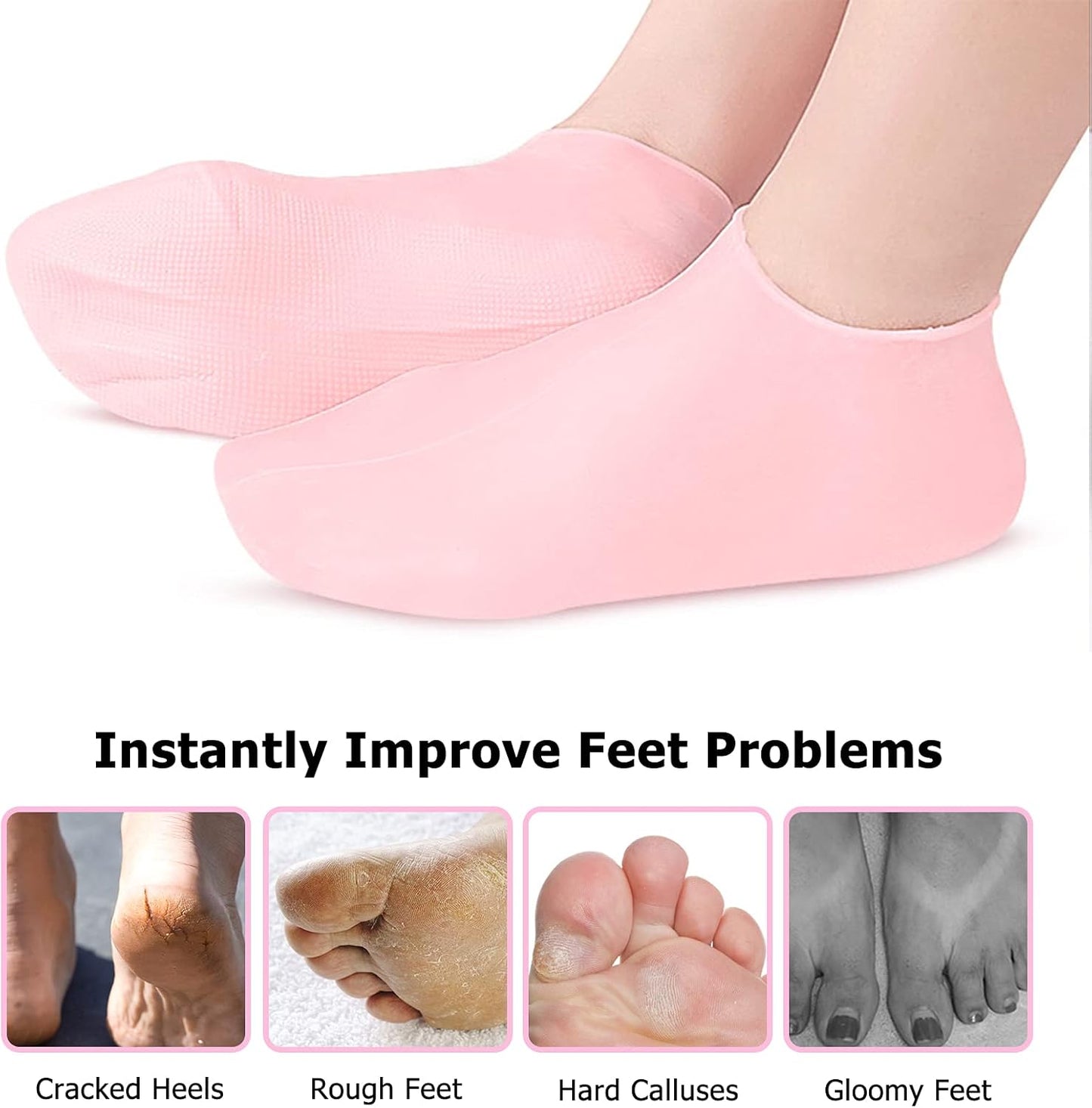 Moisturizing Socks ( 2 pairs total 4 pieces)