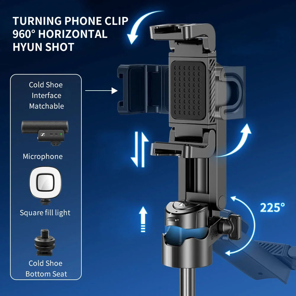 P15Mini Selfie Stick Tripod 3 in 1  Extendable Grip