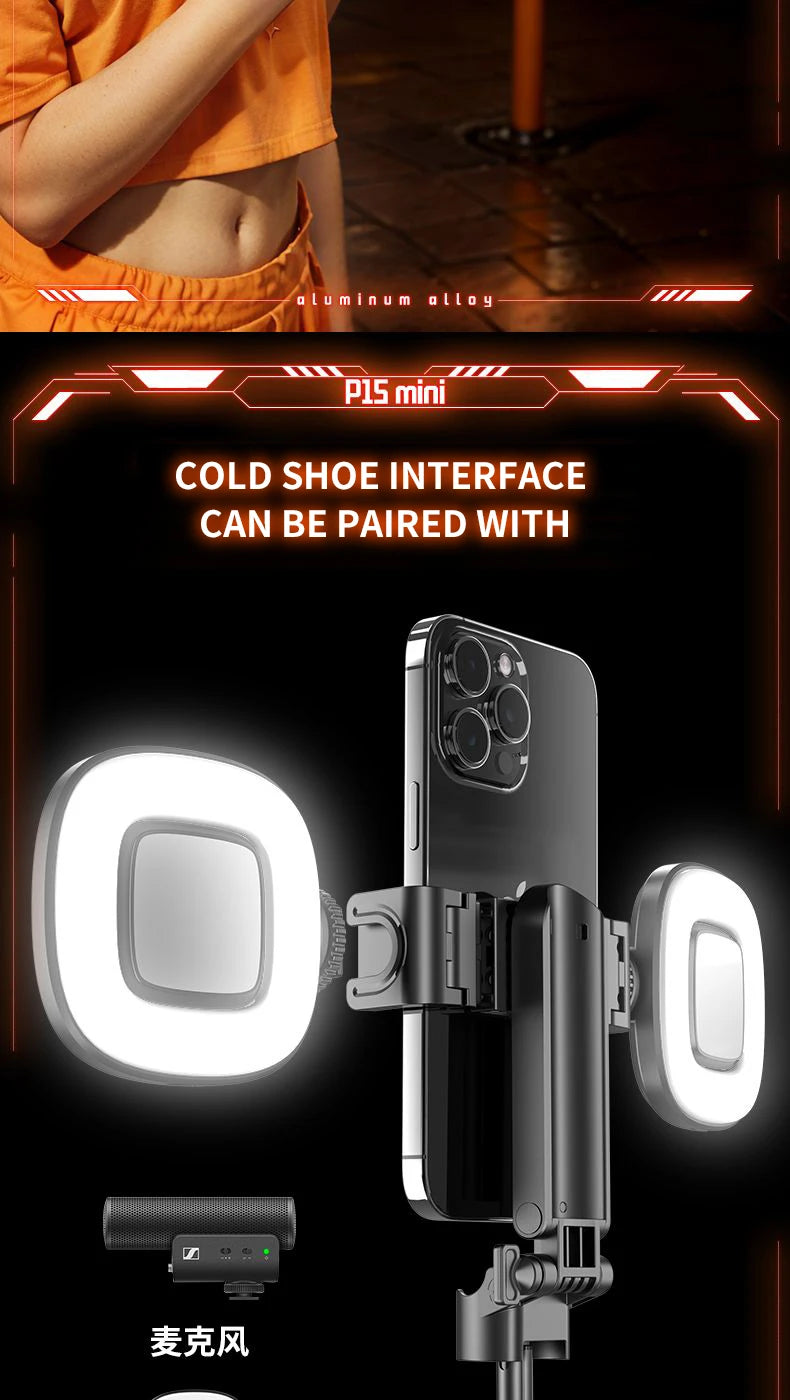 P15Mini Selfie Stick Tripod 3 in 1  Extendable Grip
