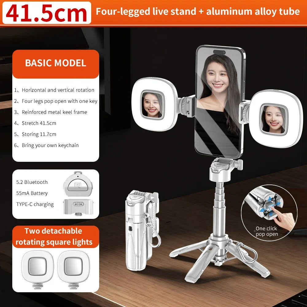 P15Mini Selfie Stick Tripod 3 in 1  Extendable Grip