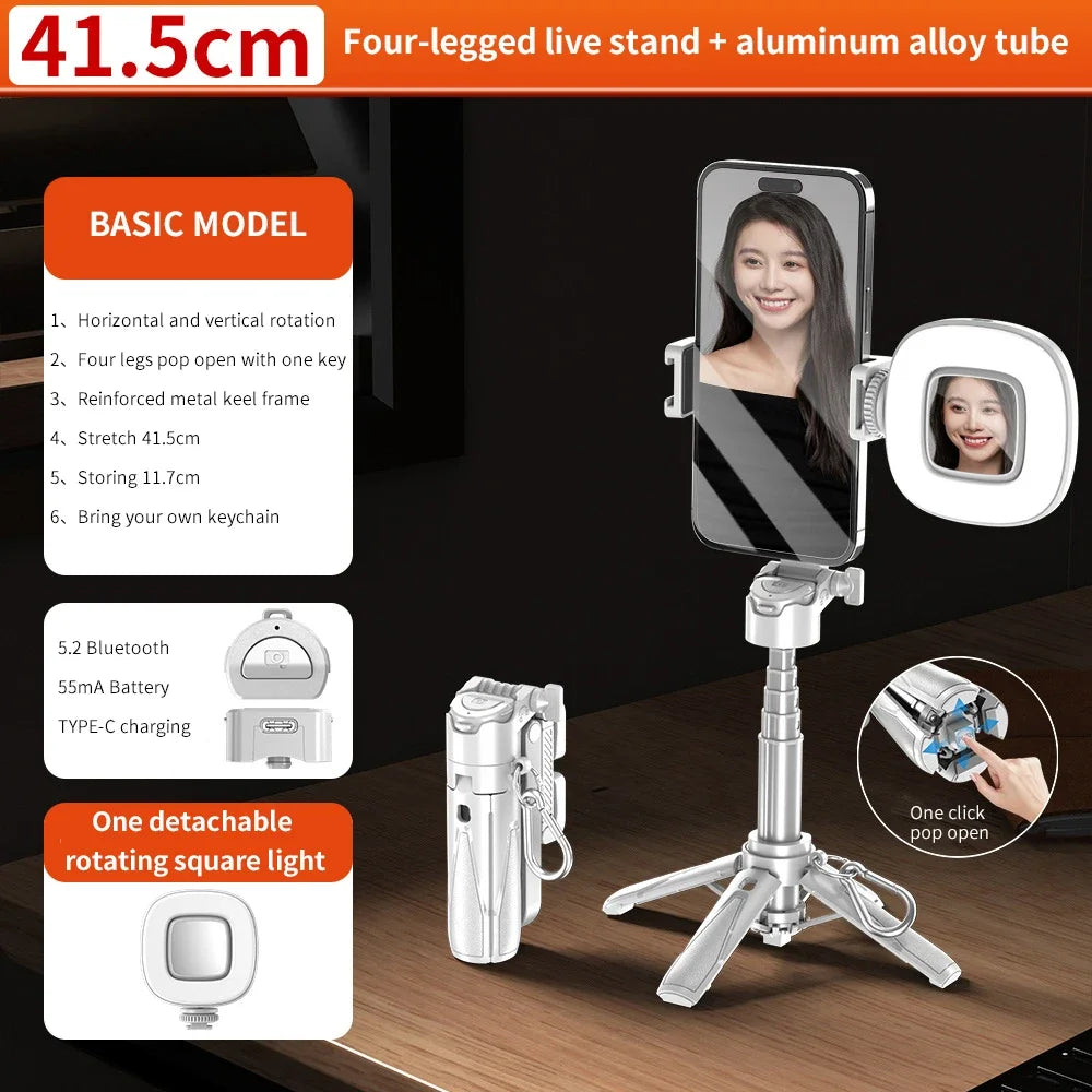 P15Mini Selfie Stick Tripod 3 in 1  Extendable Grip